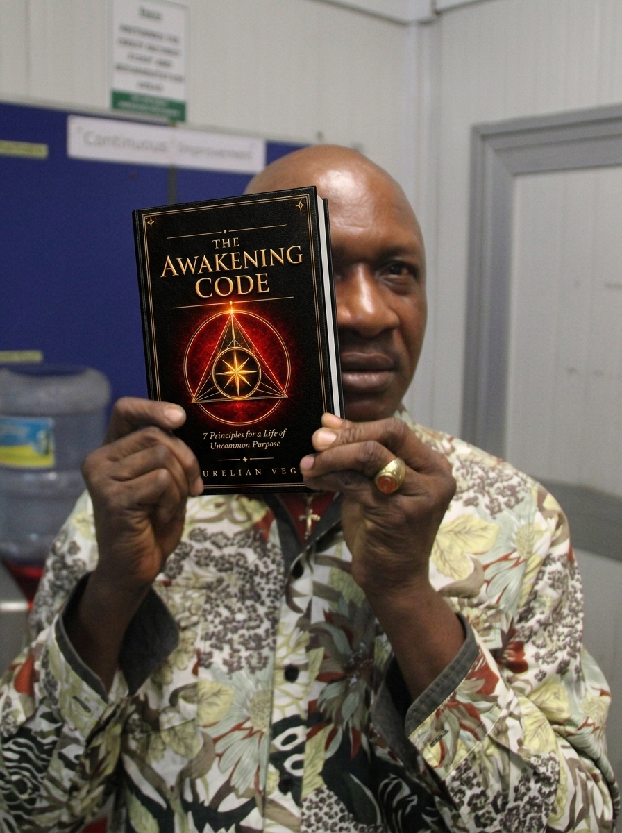 Reader holding The Awakening Code